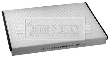 BORG & BECK Suodatin, sisäilma BFC1005
